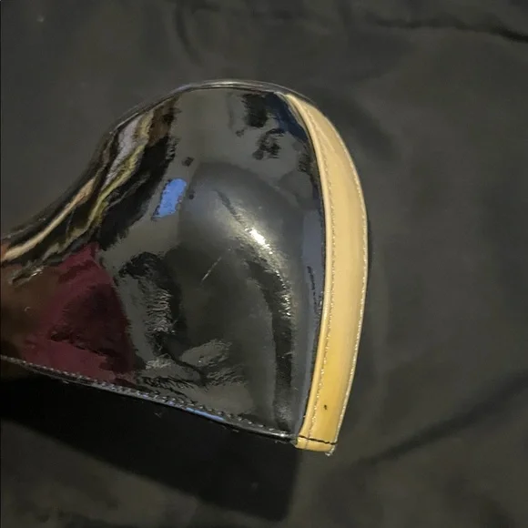 Christian Louboutin SALVAGE Madam Mouse size 38 Black Patent Leather Flats - Picture 17 of 17